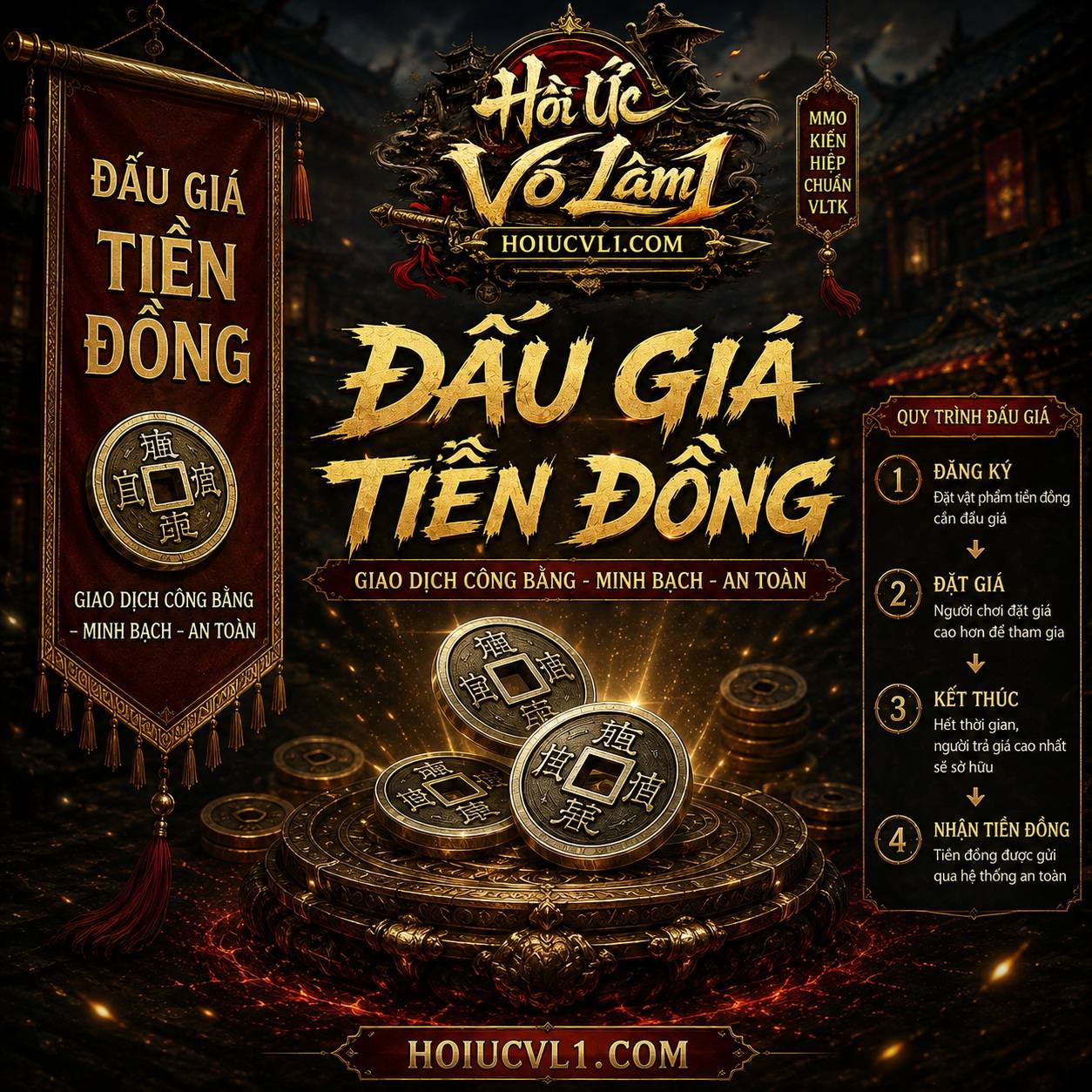 Tính năng Đấu giá của Hồi Ức Võ Lâm
