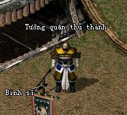 Tướng quân thủ thành tại điểm báo danh